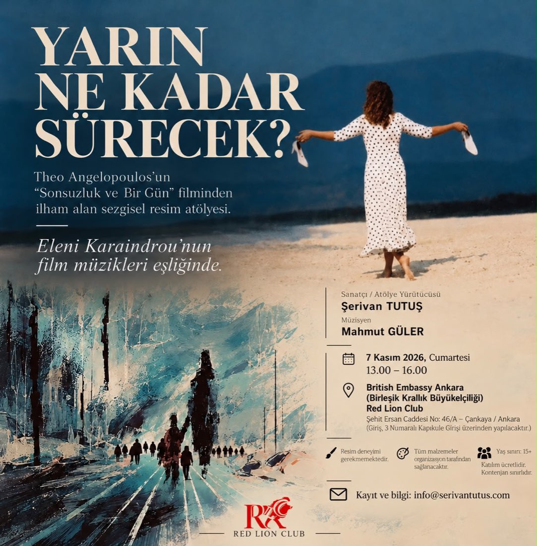 Yarın Ne Kadar Sürecek? Sezgisel Resim Atölyesi (7 Kasım 2026, Ankara)